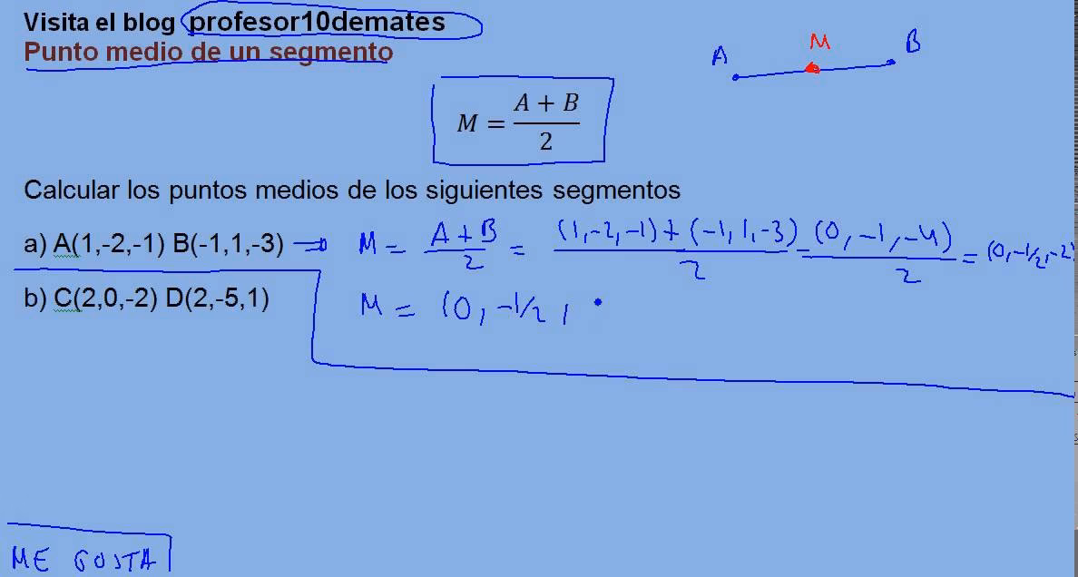 ¿Cómo determinar el punto medio de la clase?