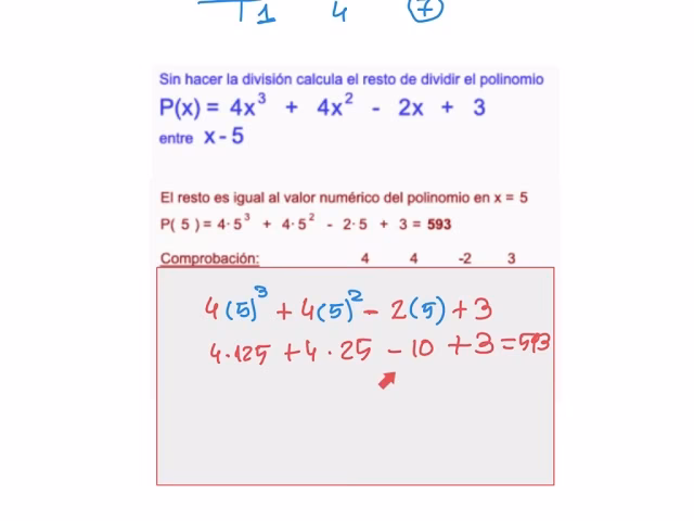 ¿Cómo puedo calcular el resto de una división sin hacer la división?