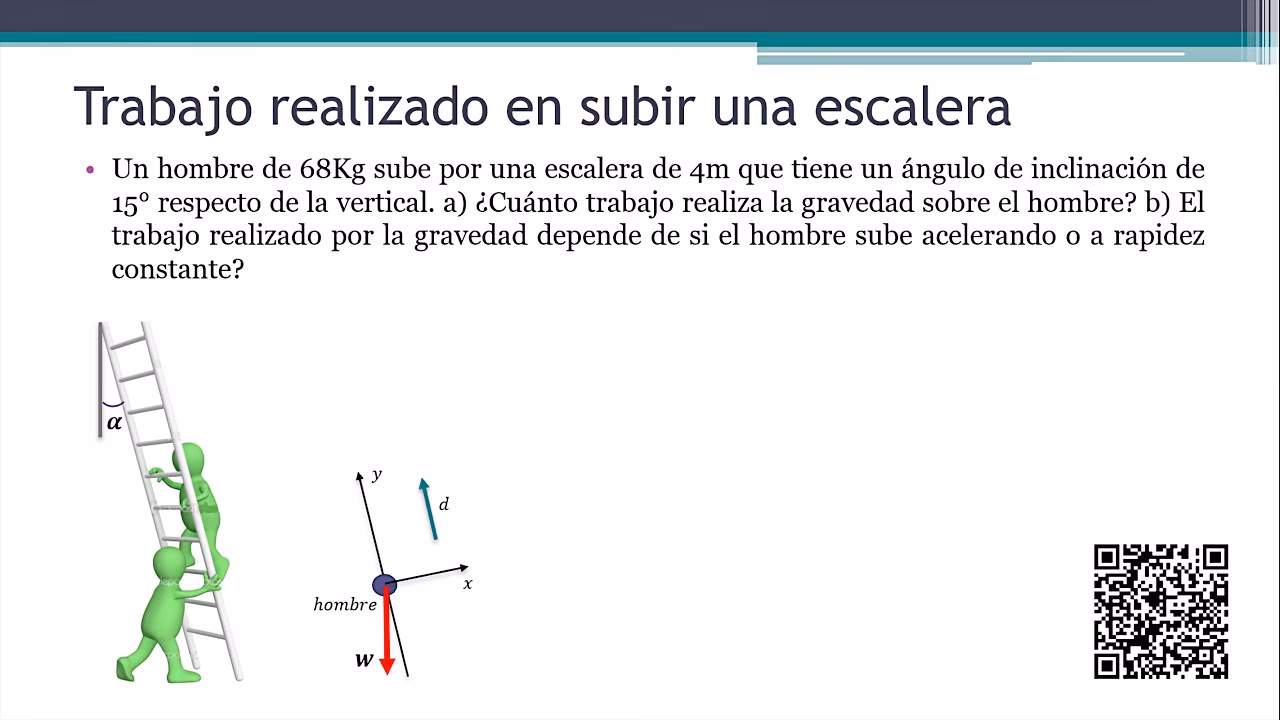 ¿Cómo calcular el trabajo con altura y peso?