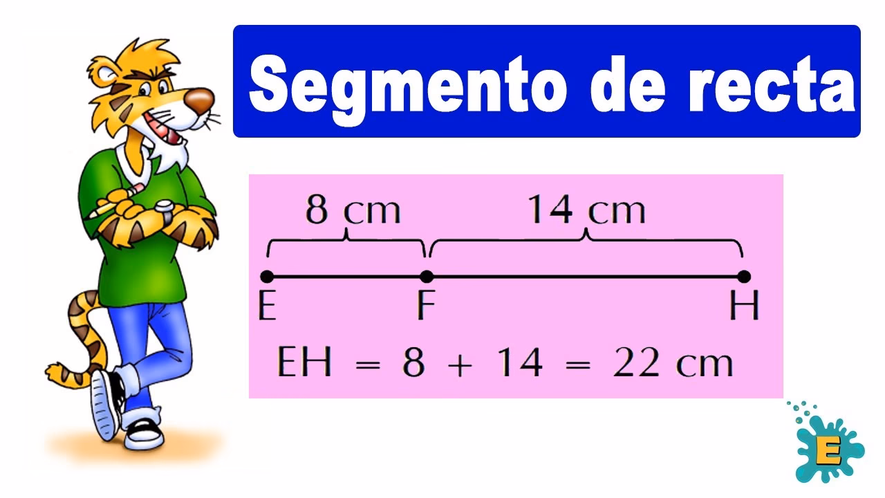 ¿Cómo se calcula el segmento de una recta?