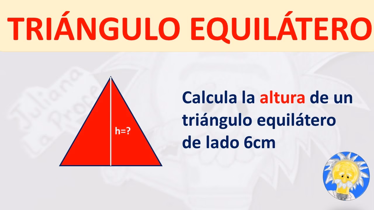 ¿Cómo se calcula la altura de un triángulo equilátero de 14 cm de lado?