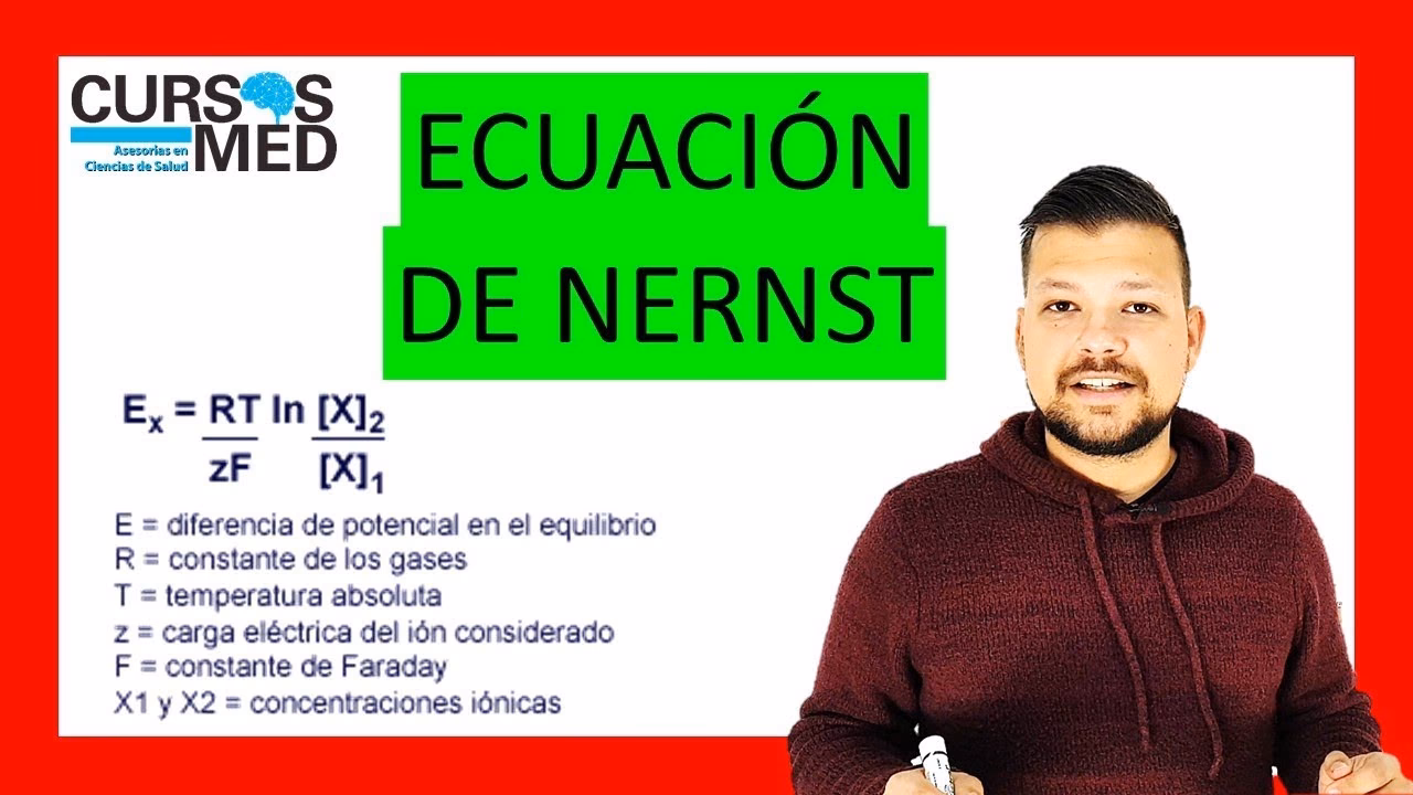 ¿Qué calcula el potencial de Nernst?