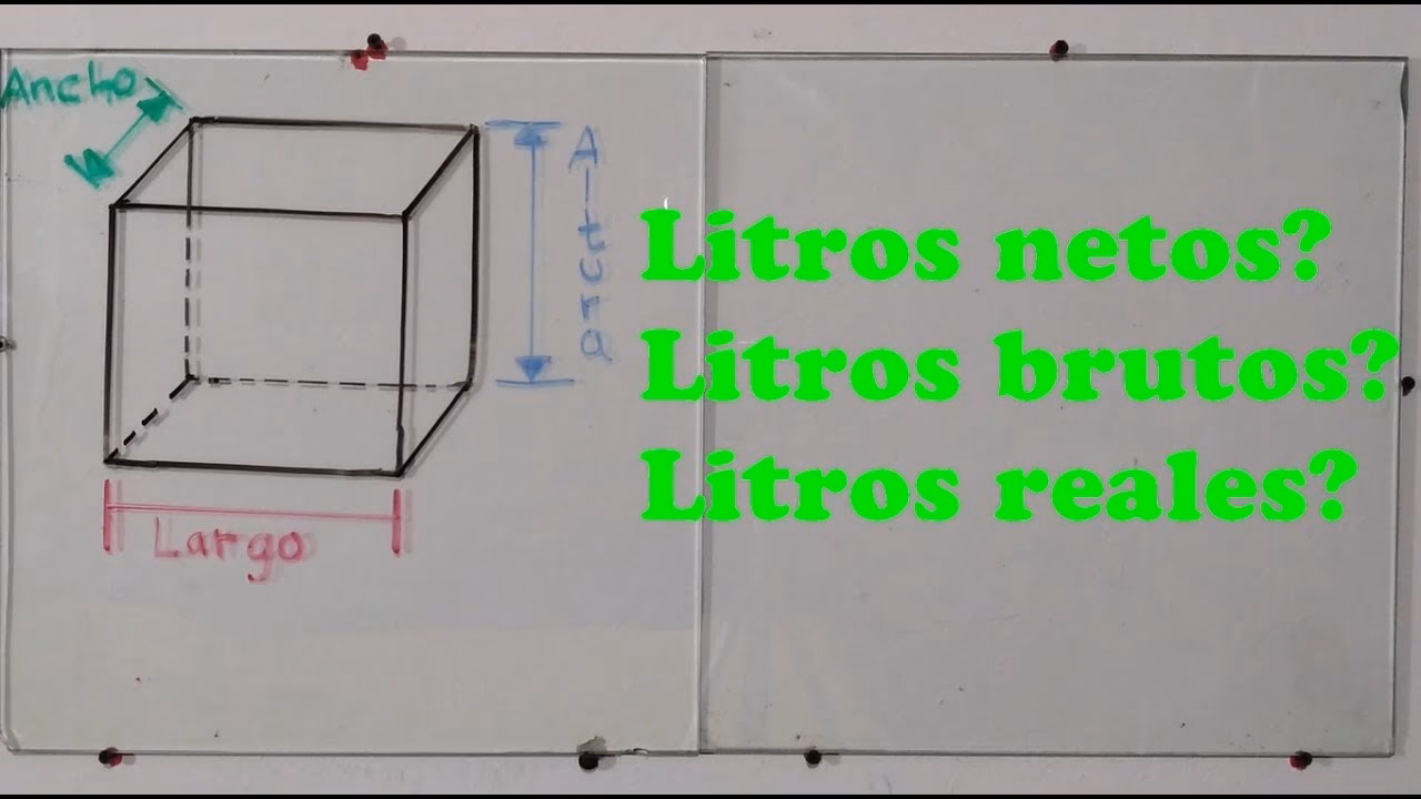 ¿Cómo puedo calcular el volumen de mi pecera?