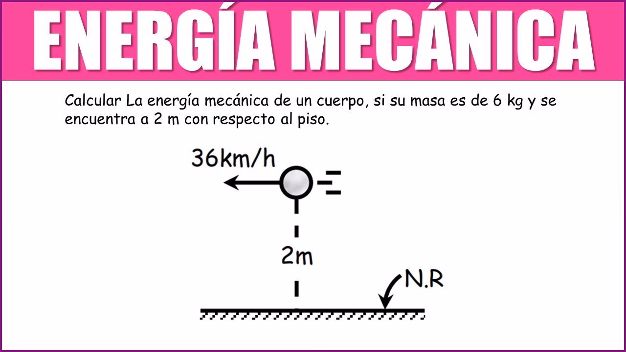 ¿Cuánto es la energía mecánica?
