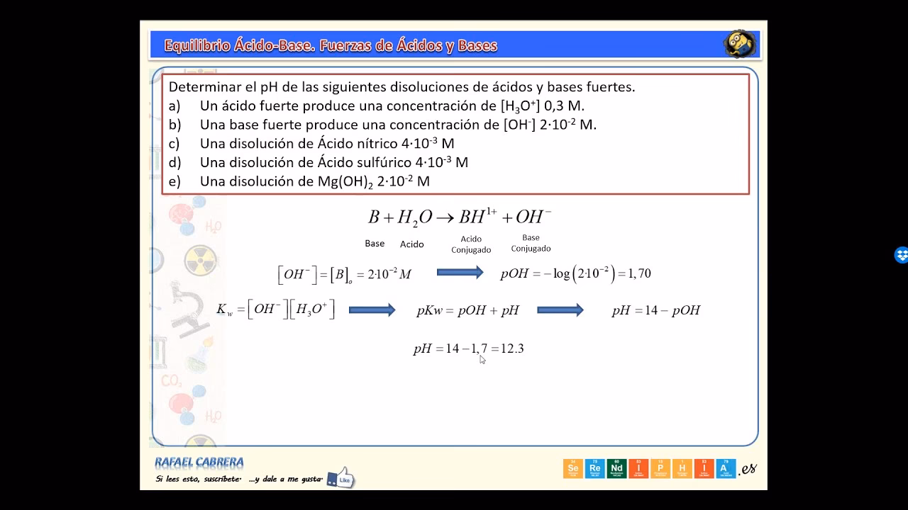 ¿Cómo se saca el equilibrio ácido-base?