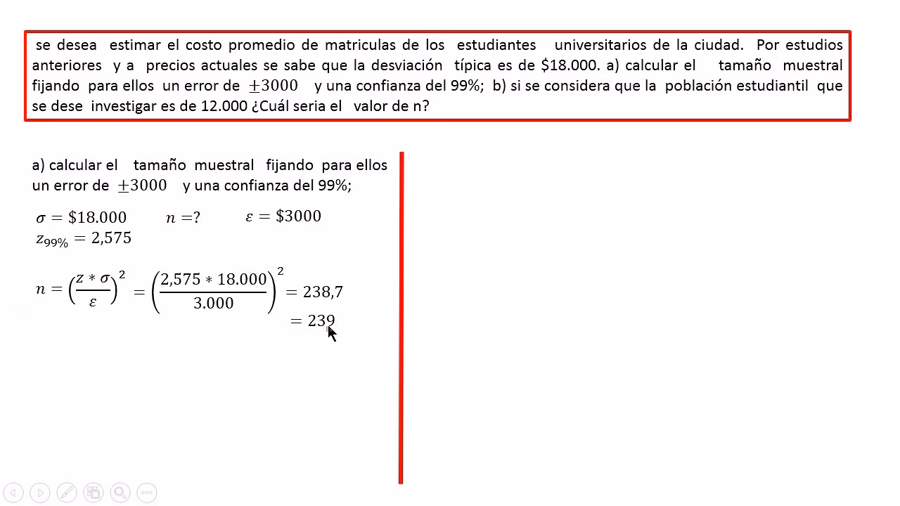 ¿Qué es un cálculo estimado?