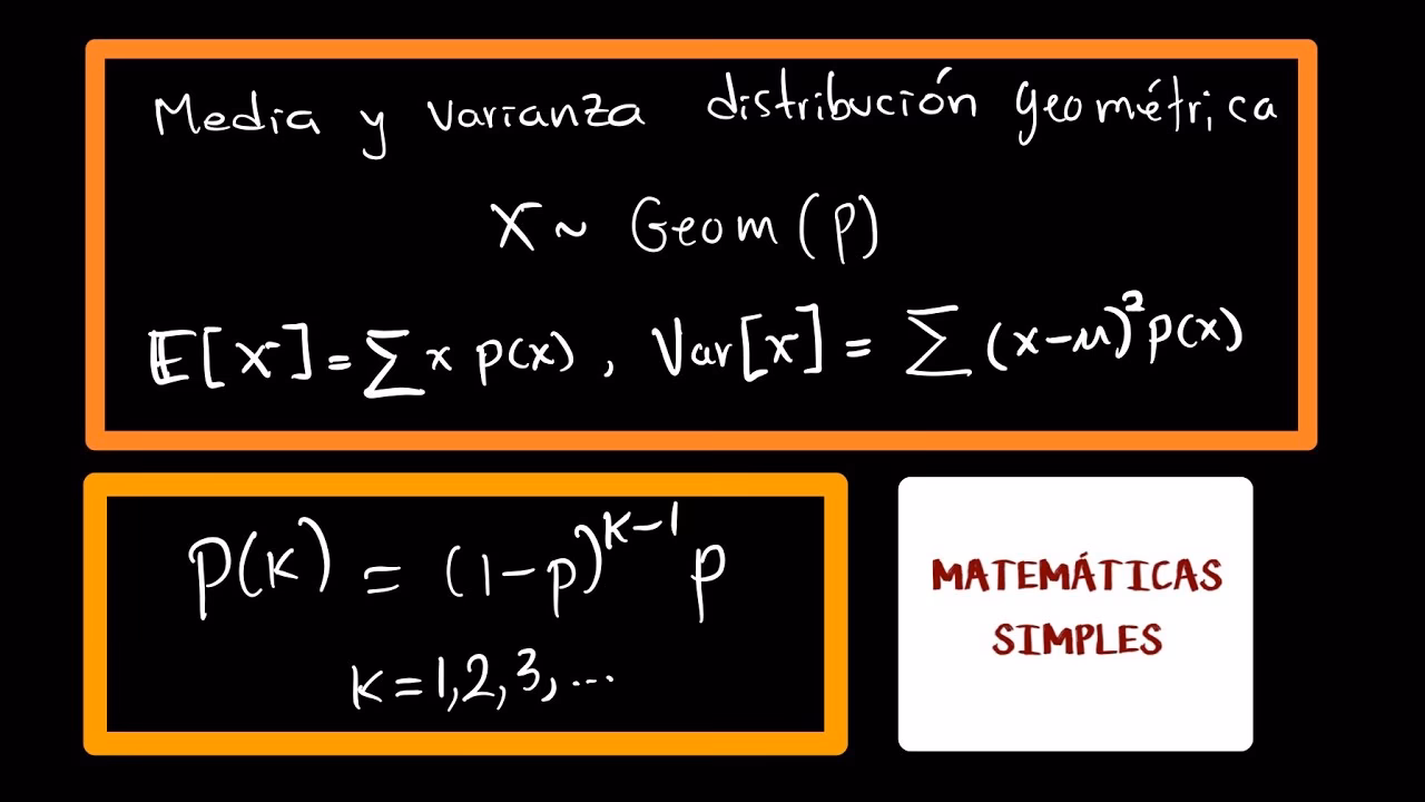 ¿Cuál es la fórmula para la probabilidad geométrica?