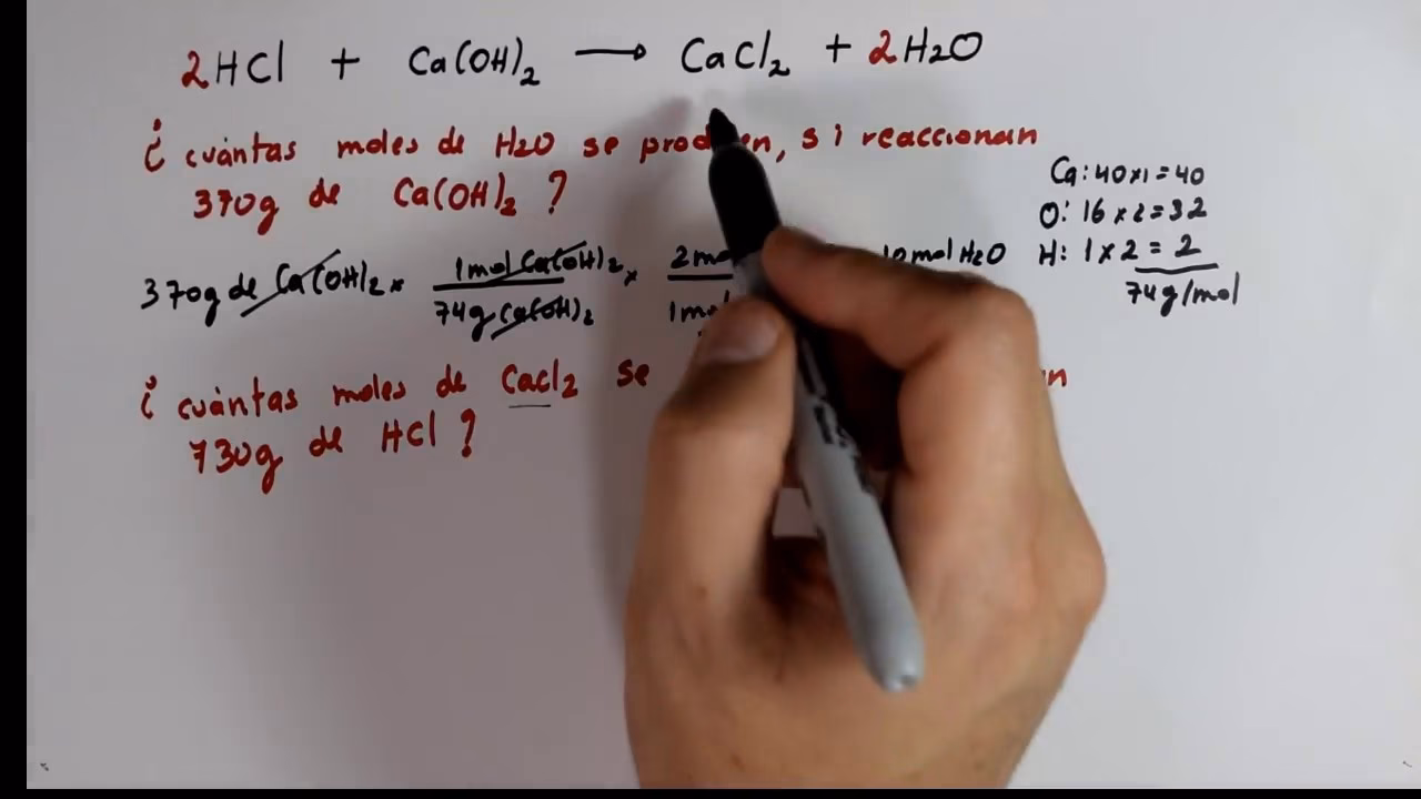 ¿Cómo calcular la cantidad de gramos?