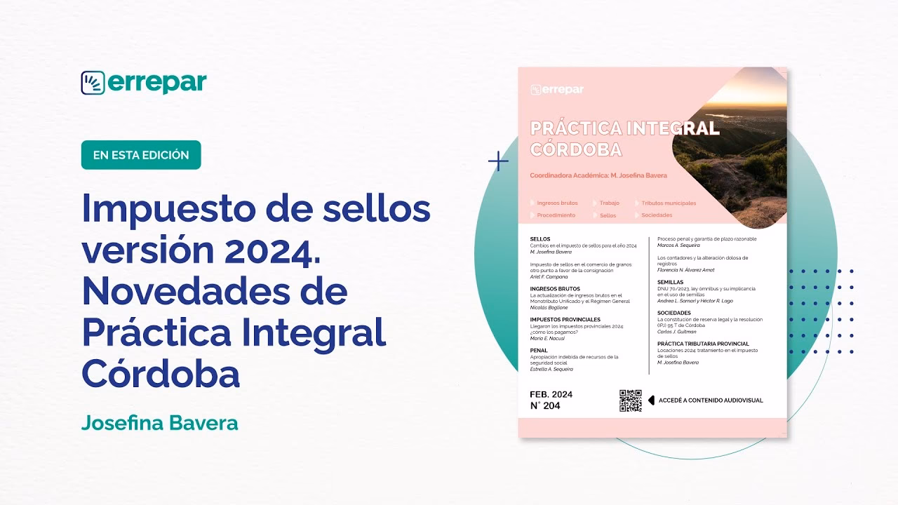 ¿Cuánto es el impuesto al sello en Córdoba?