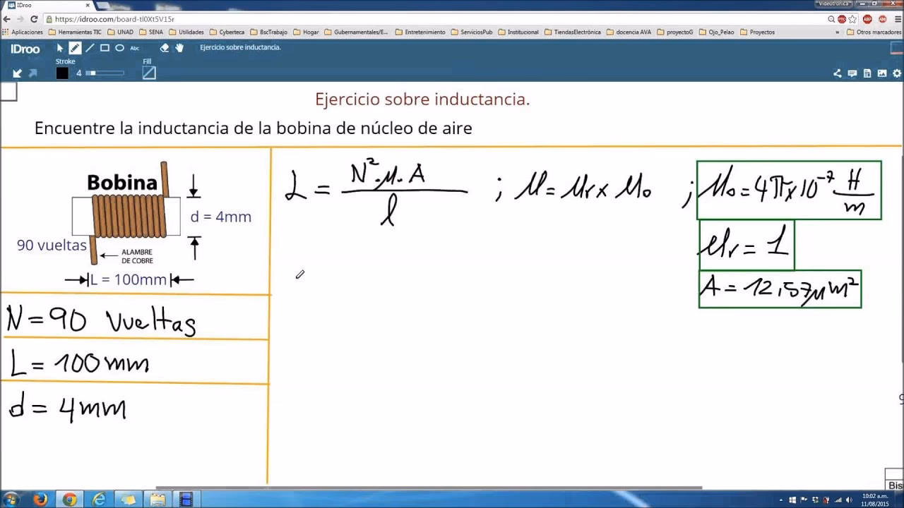 ¿Cómo calcular la inductancia de una bobina?