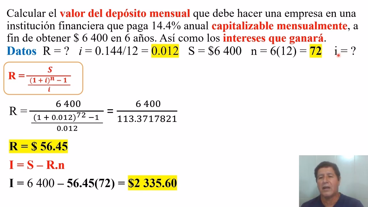 ¿Cómo calcular el interés periódico?