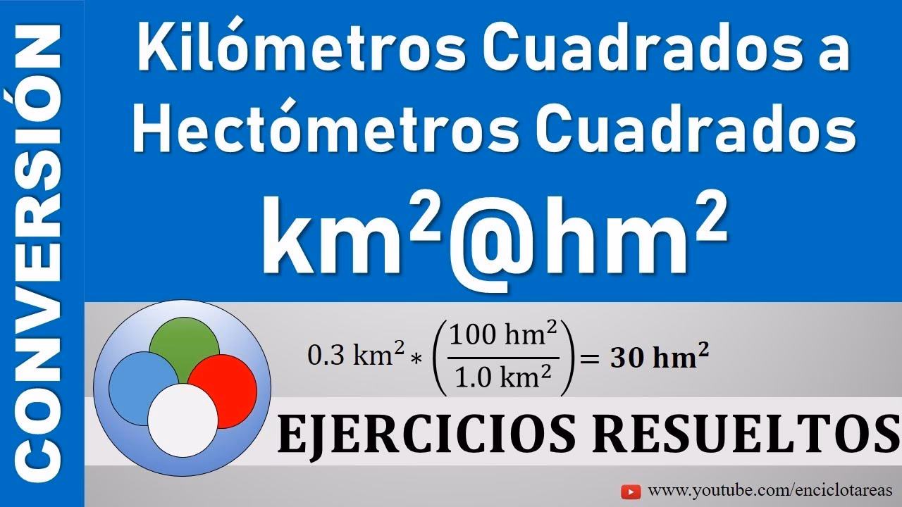 ¿Cómo calcular un km cuadrado?