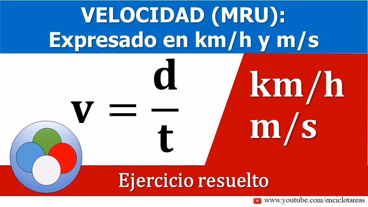 ¿Cómo calcular km/h en segundos?