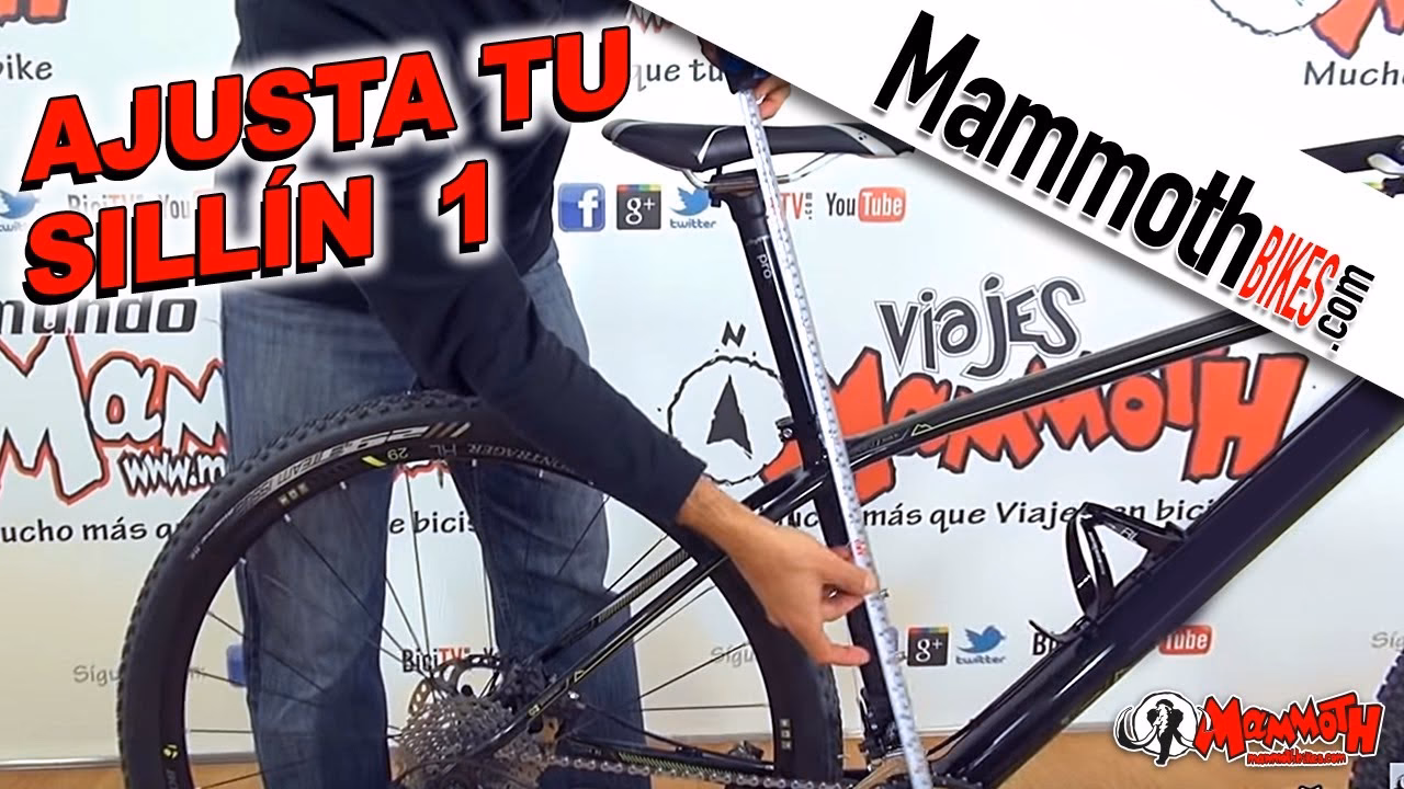 ¿Cómo saber cuál es la altura correcta del sillín?