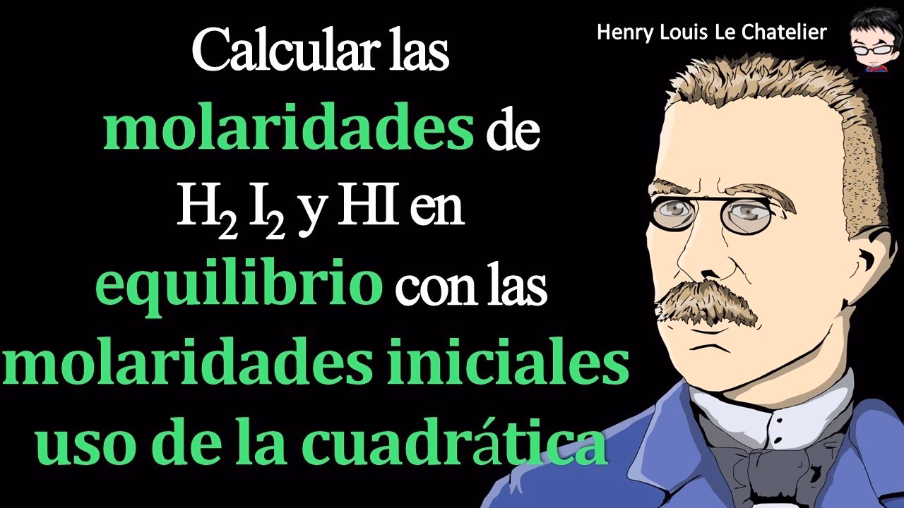 ¿Cuál es la concentración de equilibrio de hi?