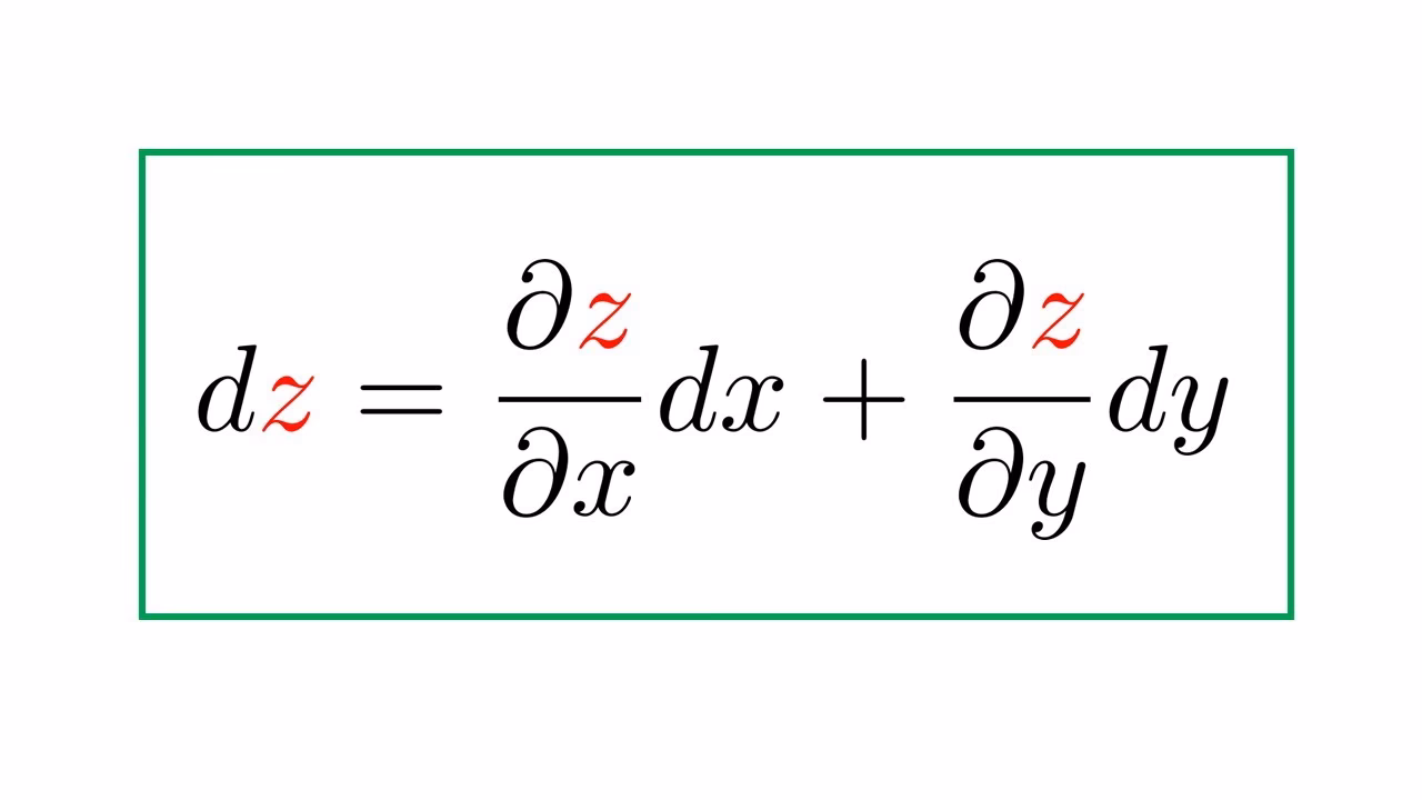 ¿Cómo calcular el diferencial total?