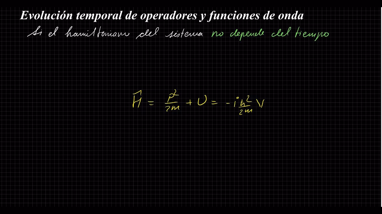 ¿Qué es la evolución temporal?