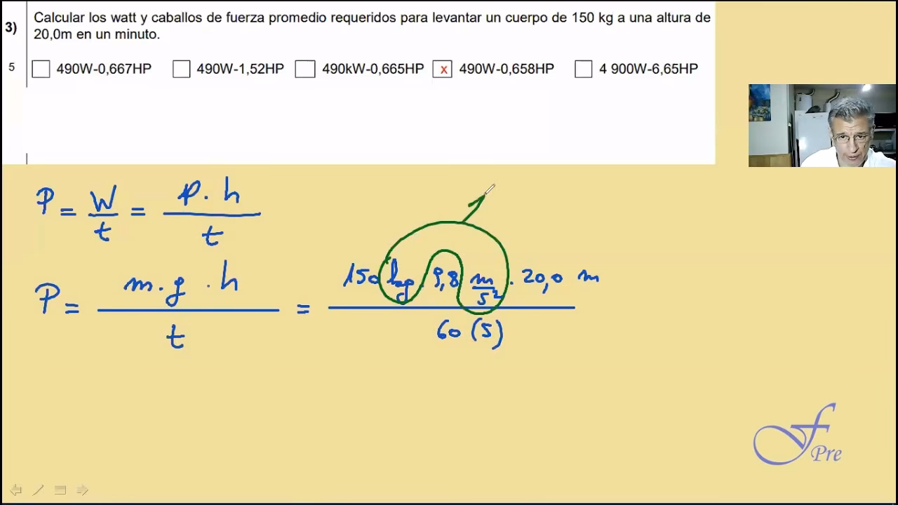 ¿Cuál es la fórmula para la fuerza de elevación?