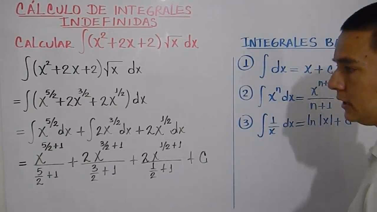 ¿Cómo se simboliza la integral indefinida?