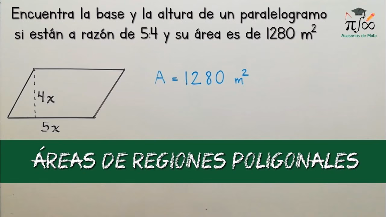 ¿Cómo se calcula la longitud de los lados de un paralelogramo?