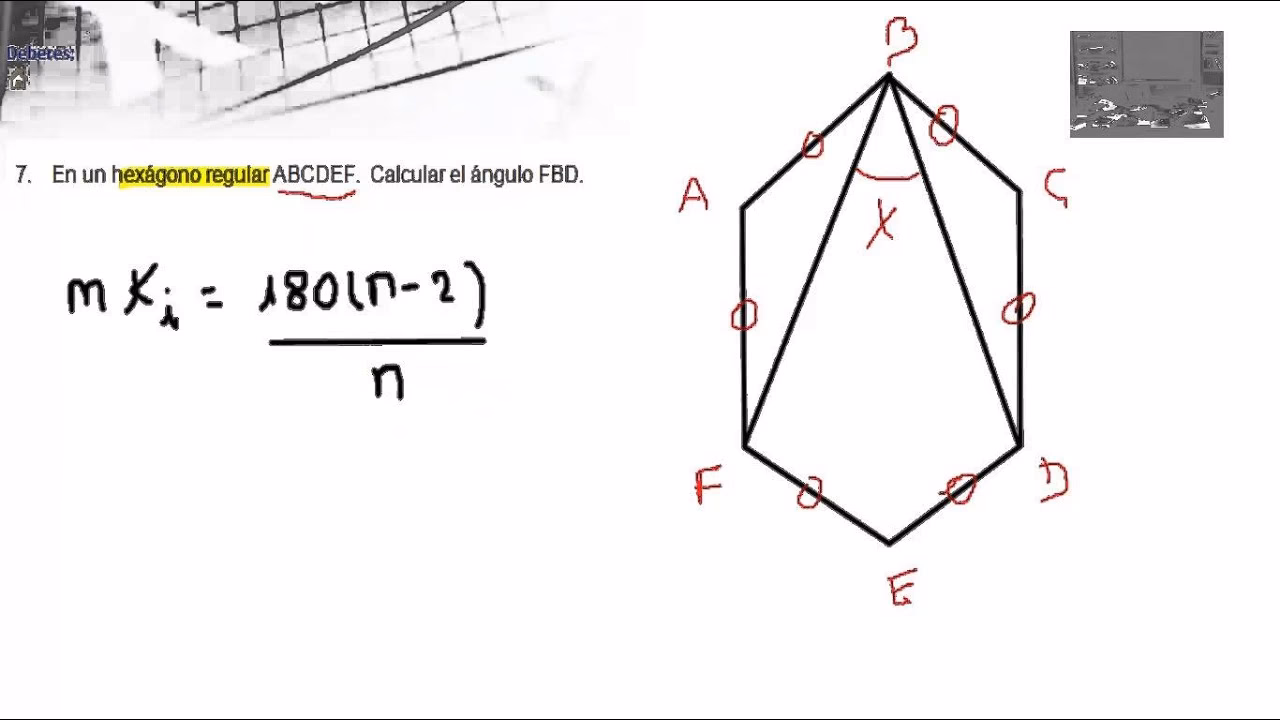 ¿Cómo sacar la longitud de un hexágono?
