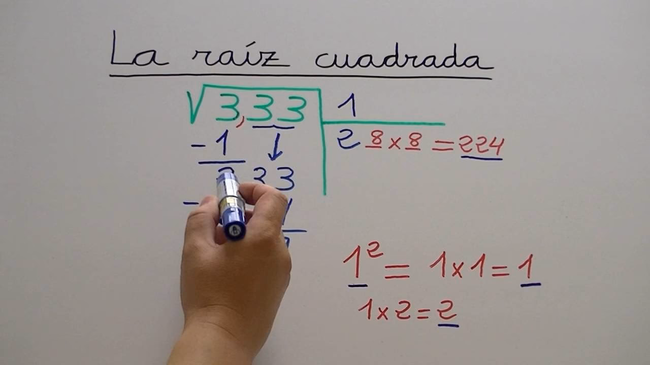 ¿Cómo calcular la raíz de un número entero?