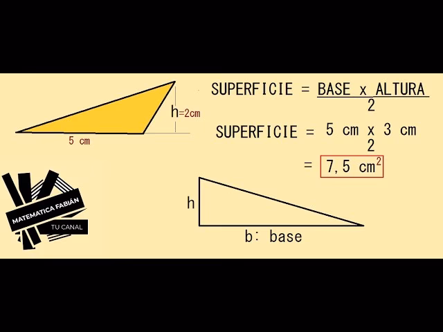 ¿Cómo medir el m2 de un triángulo?