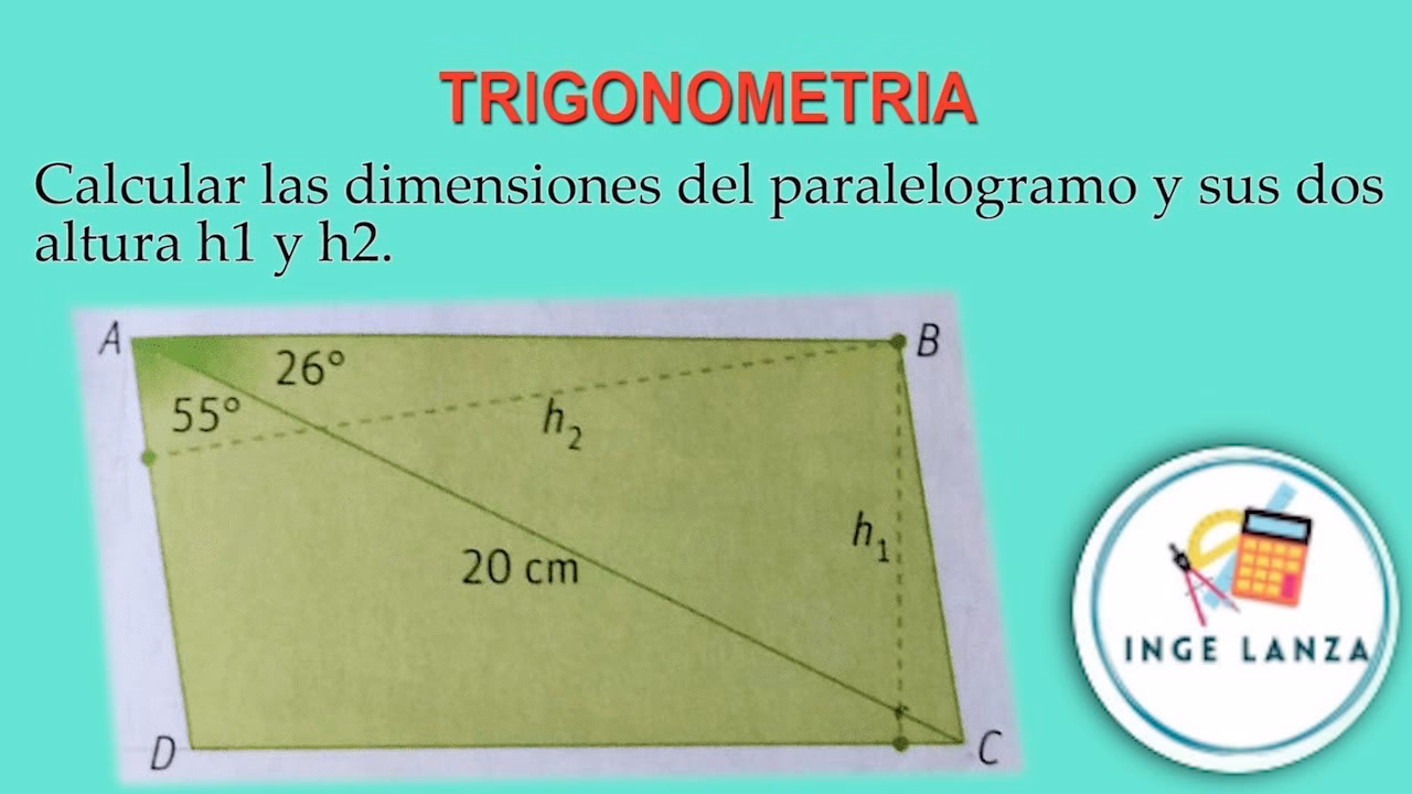 ¿Cuál es la fórmula de un paralelogramo?