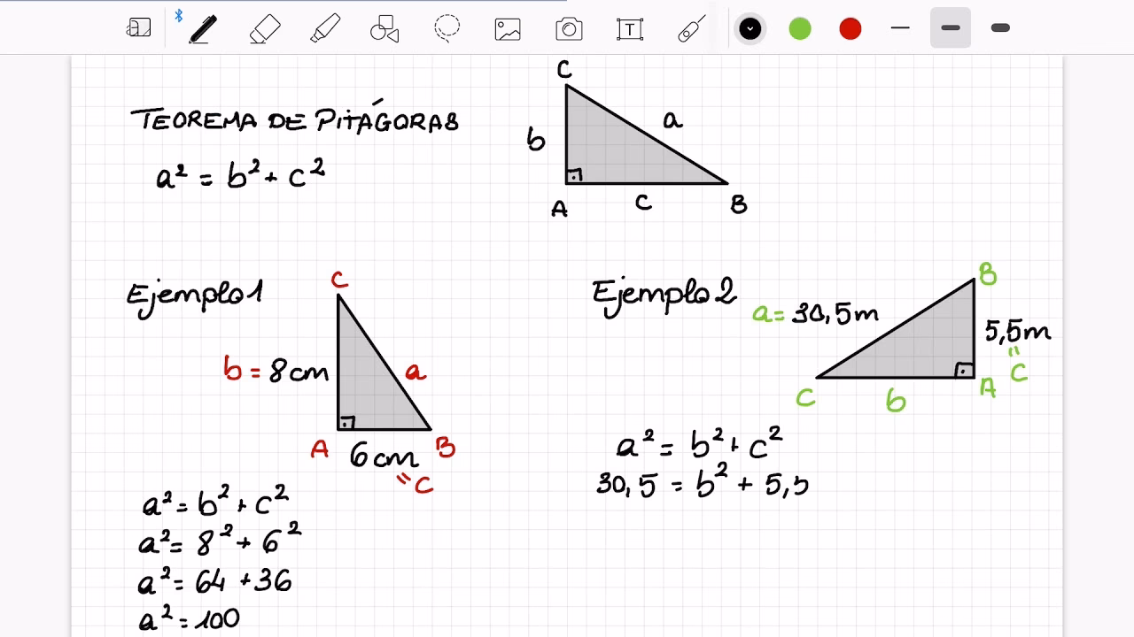 ¿Cómo calcular los lados de un triángulo recto?
