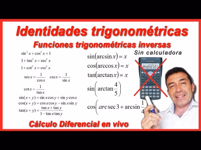 ¿Cuáles son las 7 identidades trigonométricas?