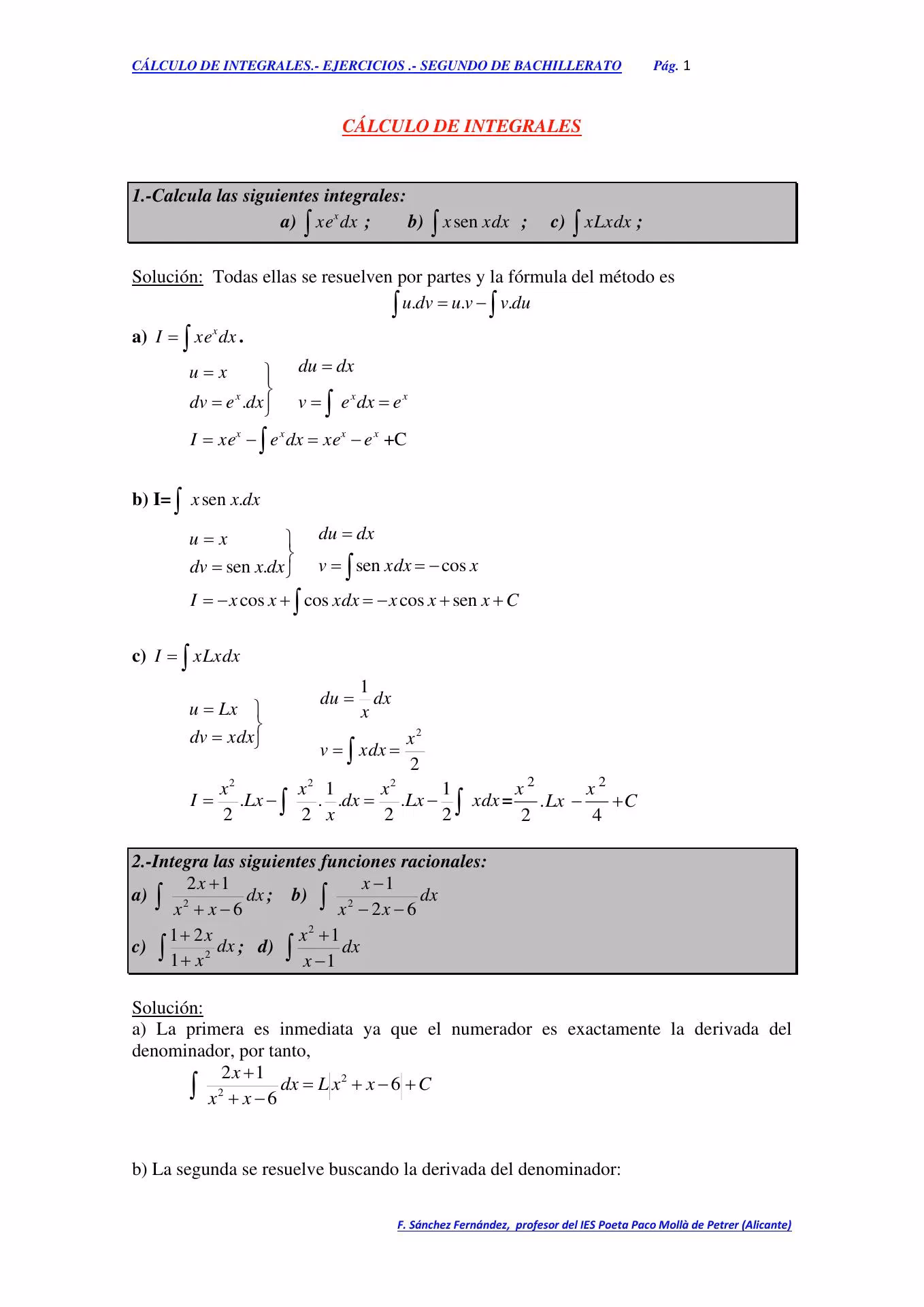 ¿Qué es la integración por descomposición?