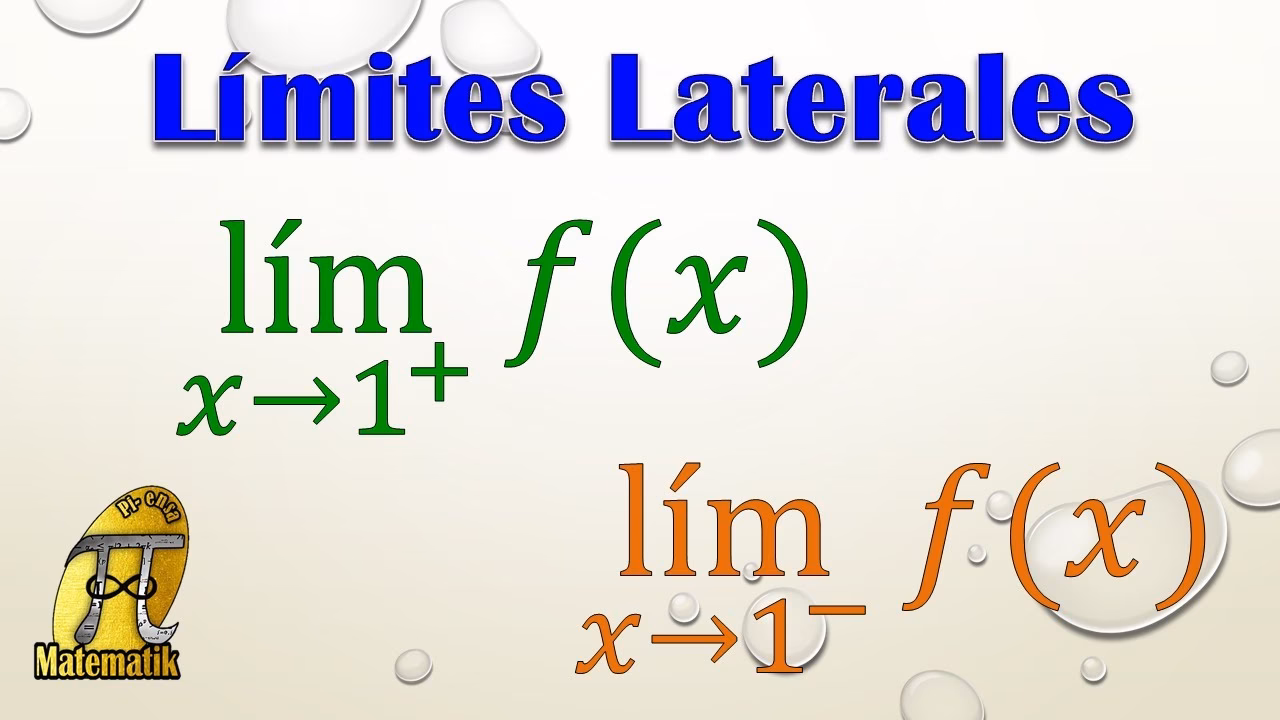 ¿Cómo se calculan los límites laterales de una función?