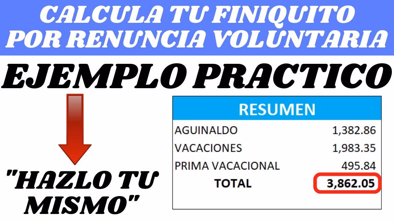¿Qué se le paga a un trabajador por renuncia voluntaria?