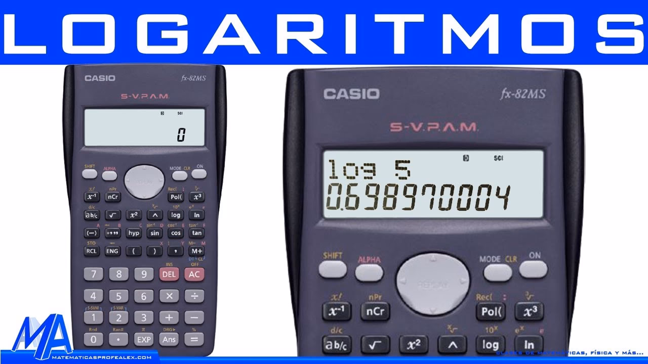 ¿Cómo calcular el logaritmo usando una calculadora simple?
