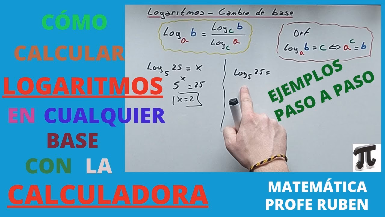 ¿Qué regla permite encontrar un logaritmo con cualquier base?