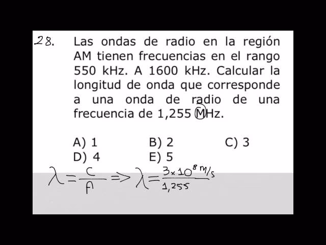 ¿Cuál es la longitud de onda de 1000 hz?