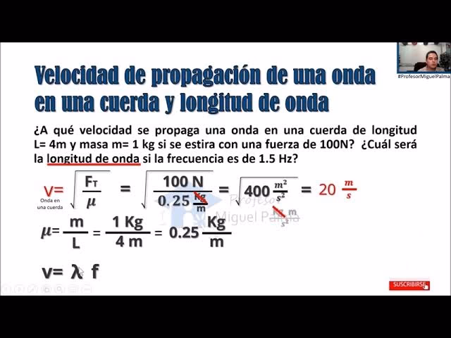 ¿Cómo se calcula la longitud de una cuerda?