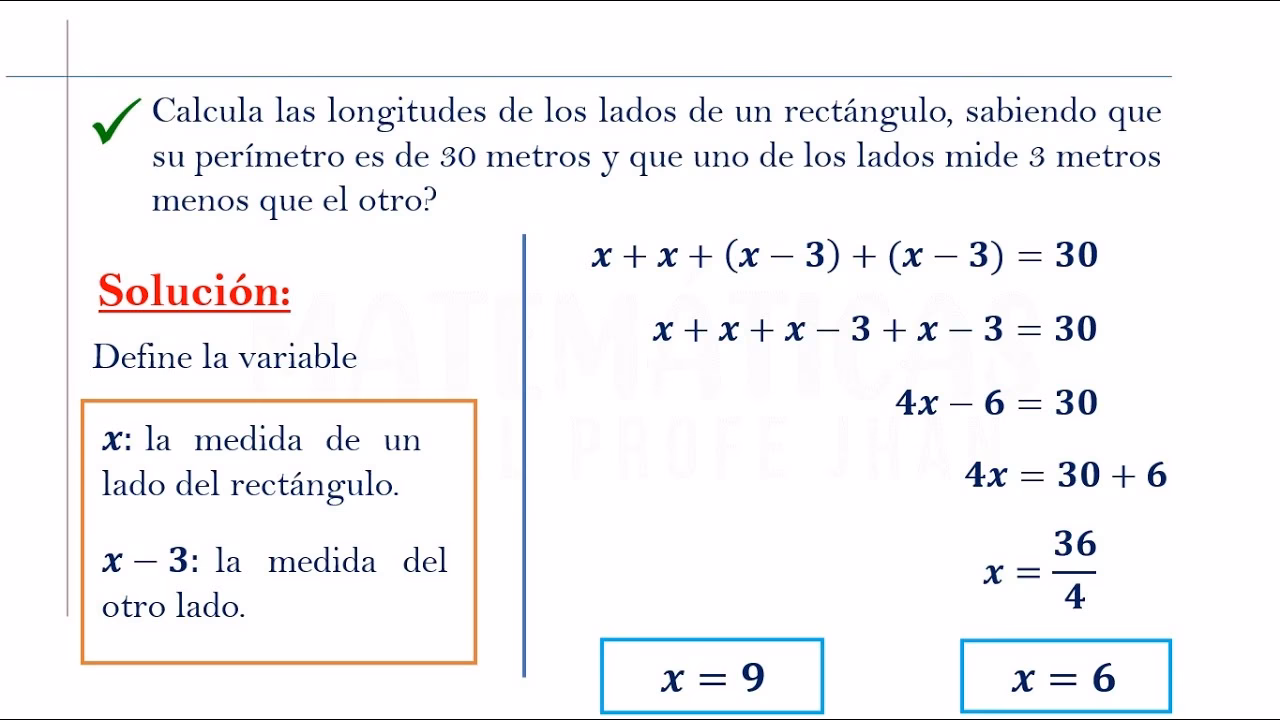 ¿Cuál es la fórmula del lado cuando se da el área?