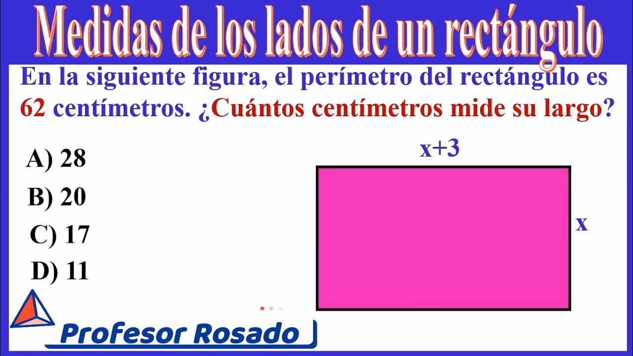 ¿Cómo calcular los lados de un rectángulo sabiendo su área?