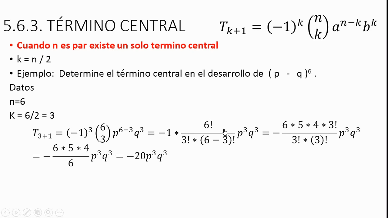 ¿Cuál es la fórmula general del binomio de Newton?