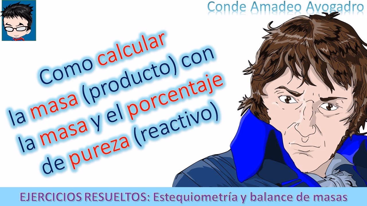 ¿Cómo calcular la masa a partir de la pureza?