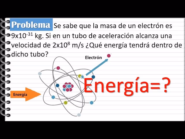 ¿Cómo se calcula la masa de un electrón?