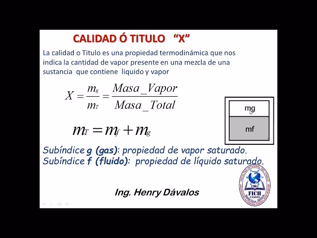 ¿Cómo calcular la masa del vapor?