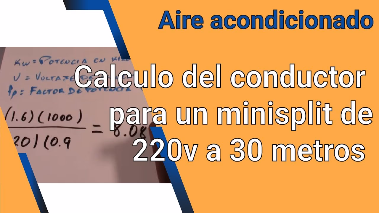 ¿Qué mm de cable usar para el aire acondicionado?