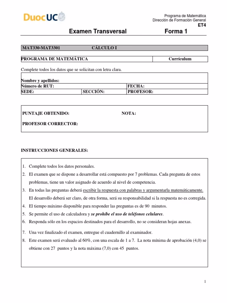 ¿Cómo calcular la nota de un examen test?