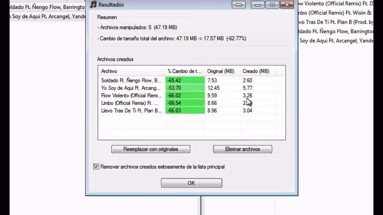¿Cuánto pesa un archivo de audio?