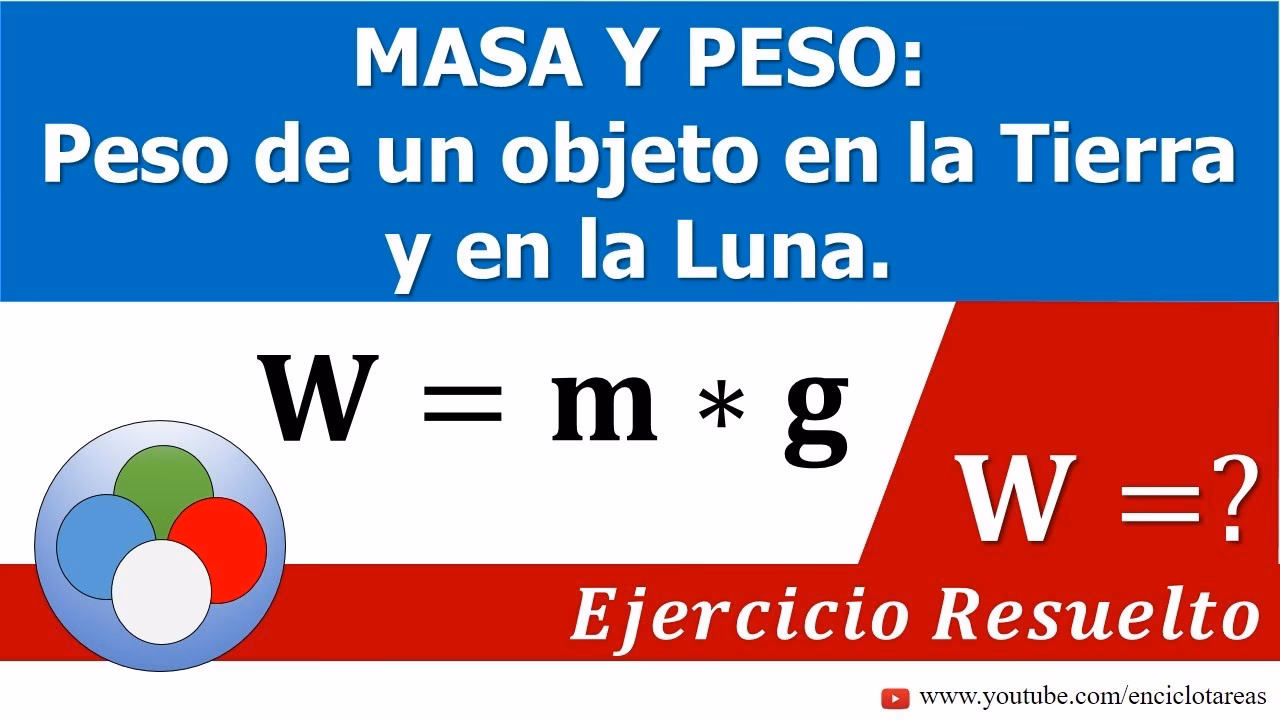 ¿Cuál es el peso de una persona de 50 kg en la Tierra?