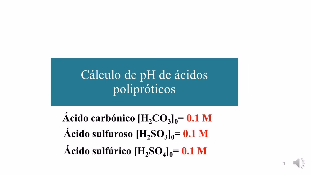 ¿Cómo se calcula el pH de una solución de ácido?