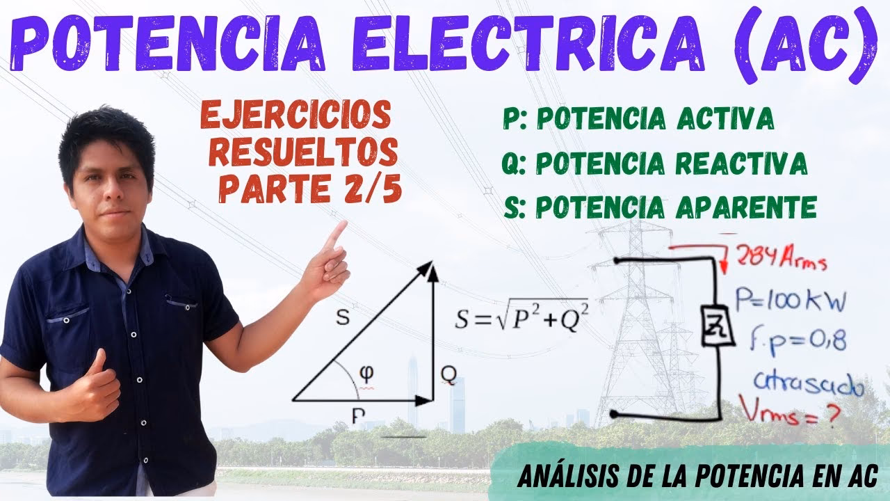¿Cómo se calcula la potencia activa?