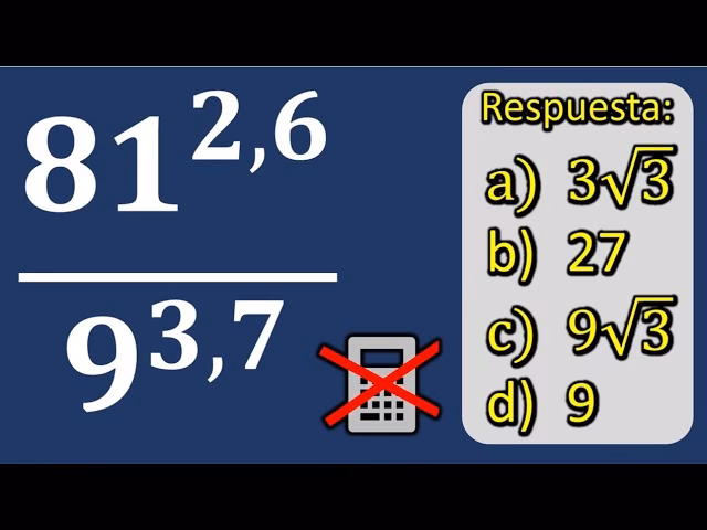 ¿Cómo resolver potencias con exponentes decimales?